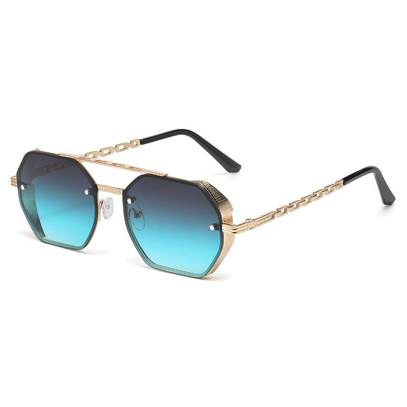 Lunettes de soleil multifaces haut de gamme pour femmes