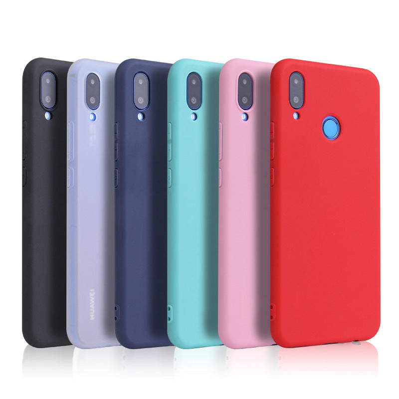 Boitier de téléphone mobile couleur bonbons givré