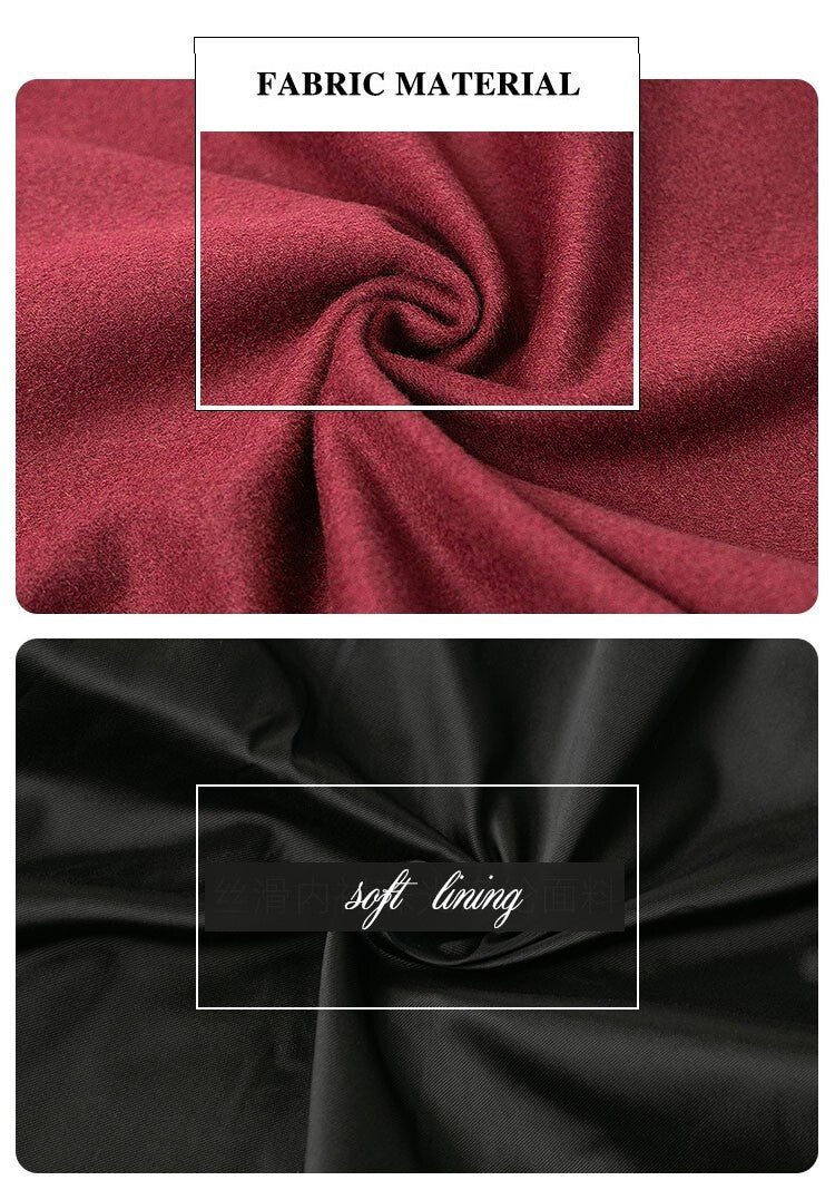 Filles Cashmere Baby Doll Coat Vin rouge Luxury Age 2-3Todler Coat