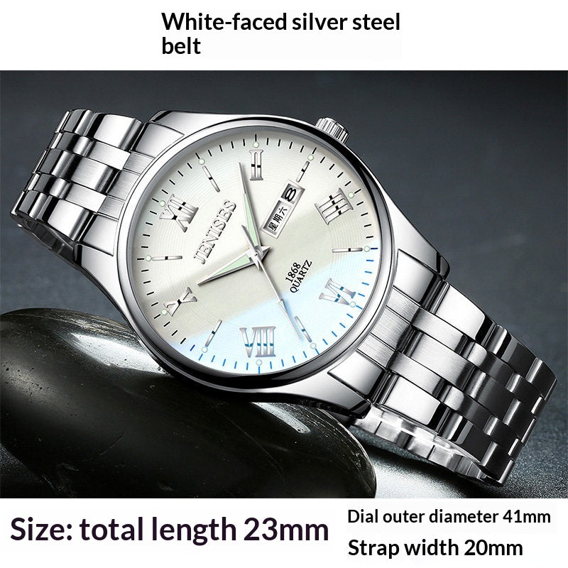 Montres pour hommes Montres étudiantes Montres sportives Quartz Ultra-mince Imperméable Trendy Luminous Displa