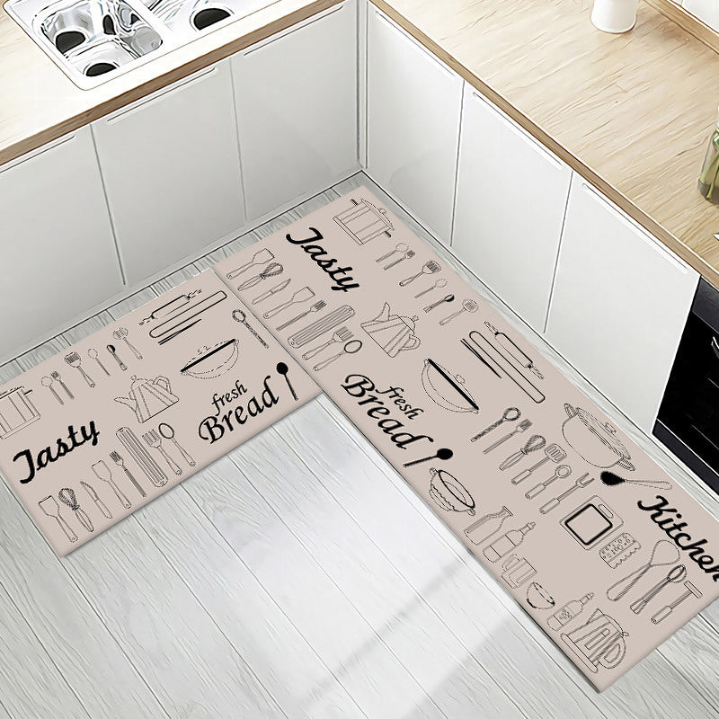 Cuisine séchage rapide huile- et l'eau absorbante anti-dérapant tapis