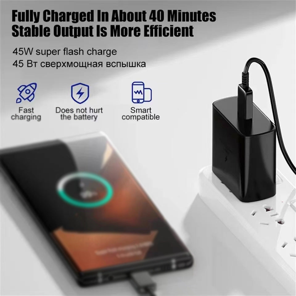 Norme européenne 45W applicable àGalaxyS22S23S21S20UltraS10 Chargeur