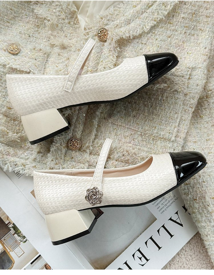 Women's Vintage Square Toe Mary Janes