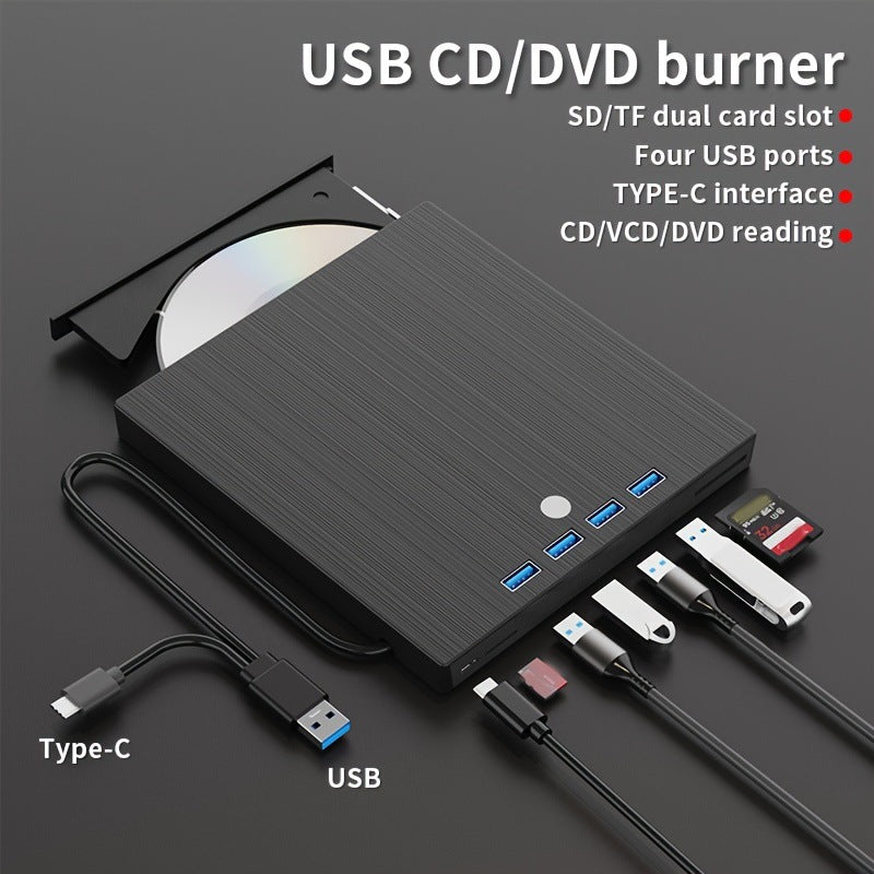 DVD externe Burner TYPE-C Disque CD multifonction Drive optique étendu