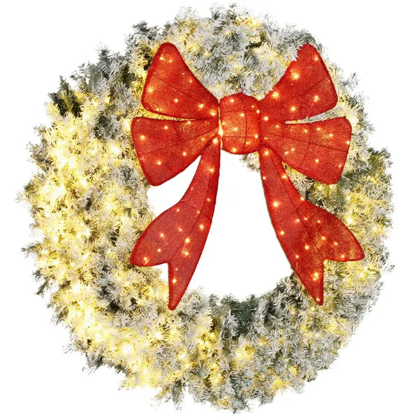 Wreath de Noël(Aucune expédition pour les week-ends)