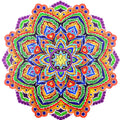 Mandala Puzzle en bois irrégulier