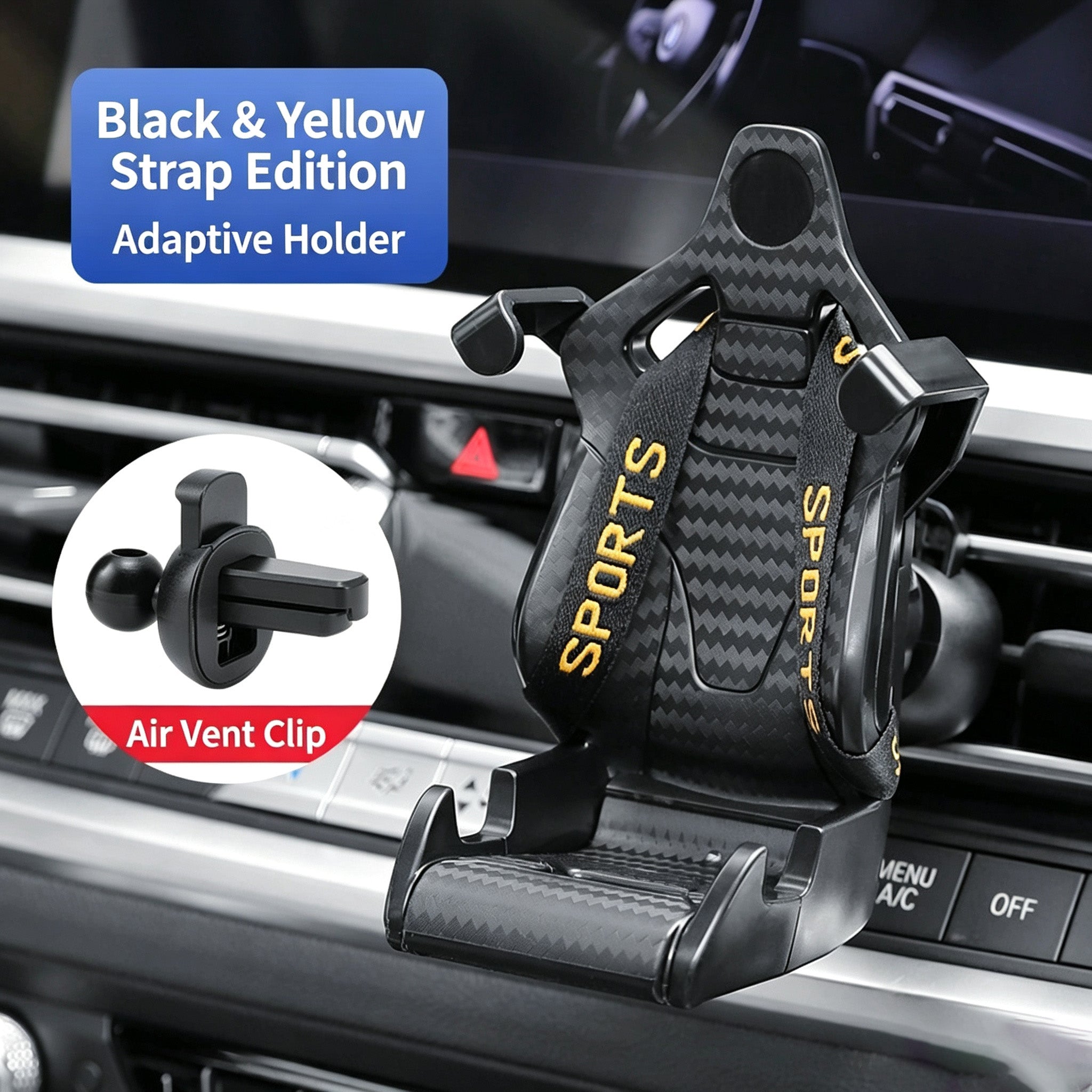 Car Mobile Phone Holder Air Outlet Gravity Car Navigation Mobile Phone Holder Multifunctio