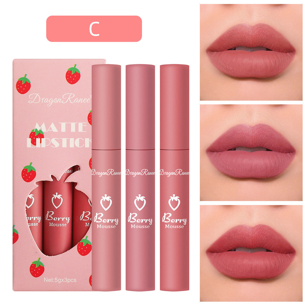 Velvet Matte Lip Glaze Lipstick Gloss pour les femmes