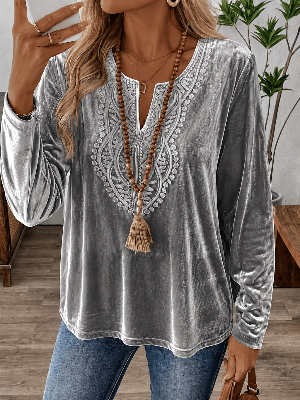 Blouse de Lady couleur solide