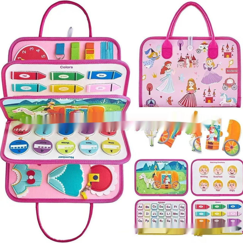 Portable Conseil d'apprentissage du vêtement pour enfants Toy Conseil d'éducation précoce