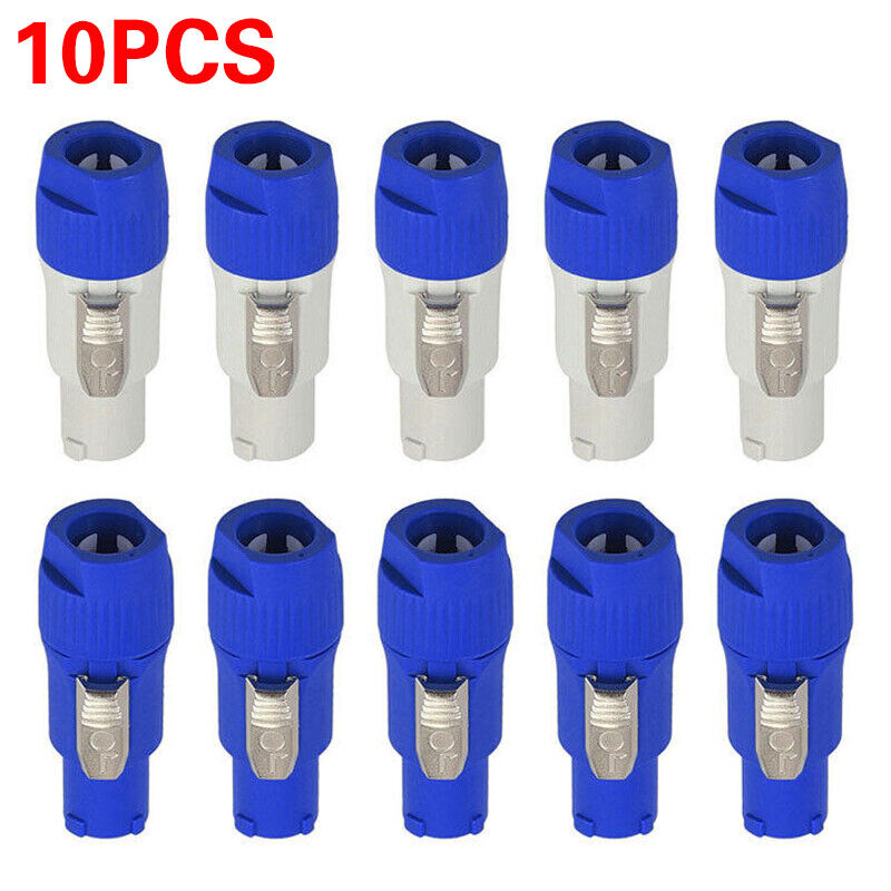 10pcs NAC3FCA Prise de speakon 3 PIN mâle Powercon connecteur 20A 250V AC prise d'alimentation