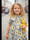 Filles Floral Robe de Soirée Princesse Anniversaire Gown coton doublé 1-10Y