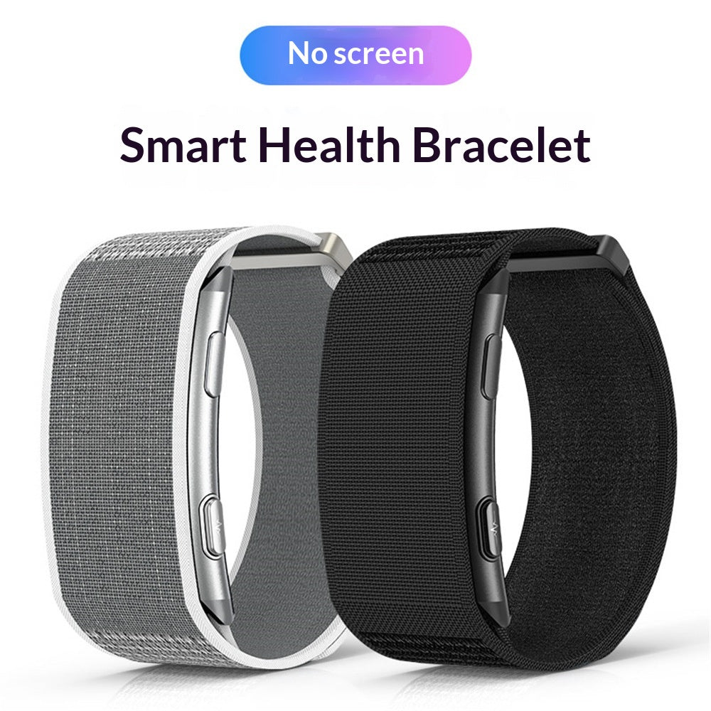 Bracelet sans écran ECG ECG Fréquence cardiaque Blood Oxygène Mesure de la température corporelle