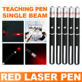 650nm Red Laser Pointer Pen Visible Light Single Beam AAA Laser Torch 5PCS 9900 Miles Mini
