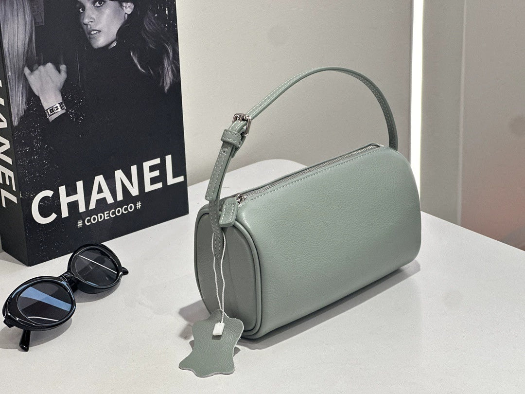 Sac de support de stylo à épaule populaire personnalisable en cuir de vache de couche supérieure pour les femmes