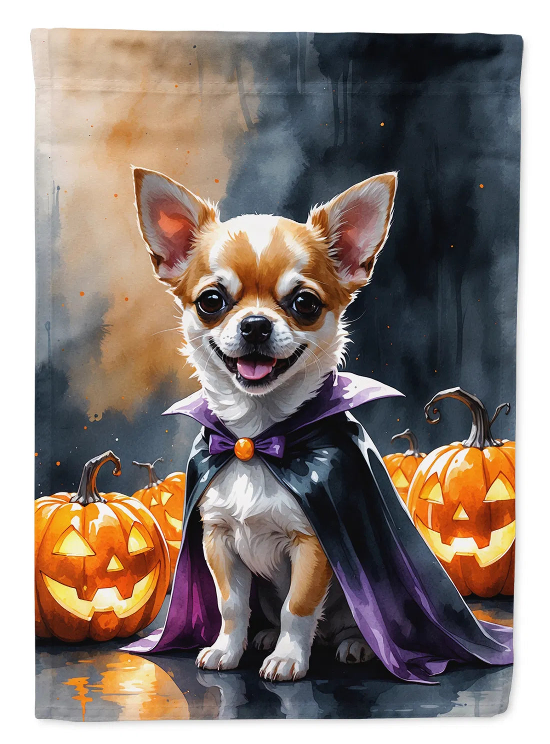Chihuahua Puppy Maison d'Halloween Drapeau Grand Porc Manches Pole décoratif à l'extérieur de la cour Banne