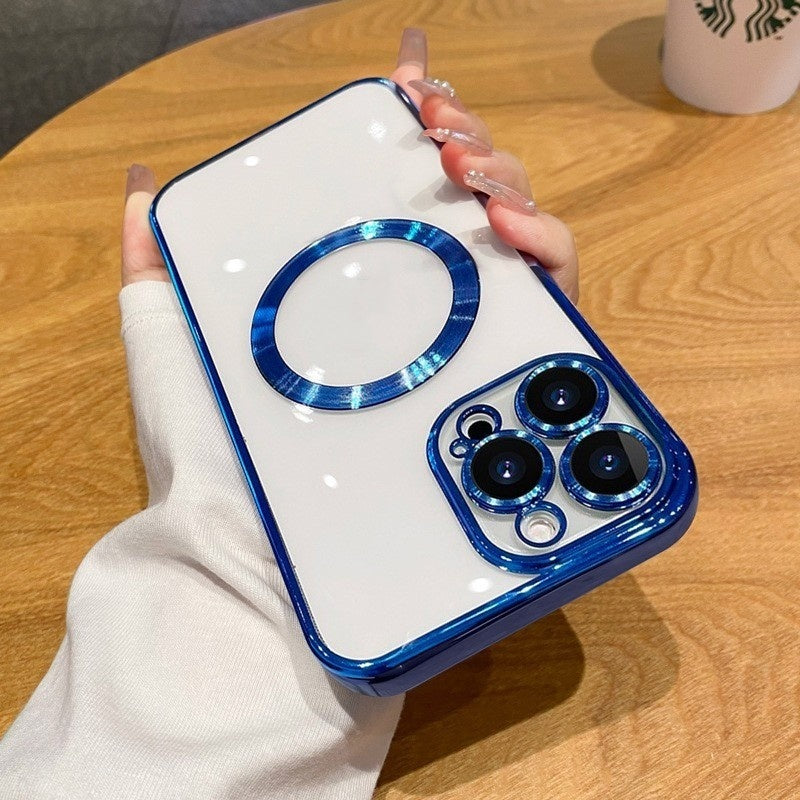 Applicable à l'aspiration magnétique Magsafe pour boîtier de téléphone Tpu