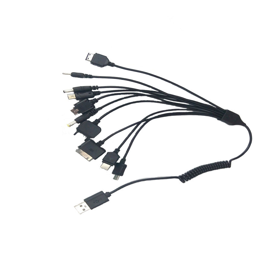 Câble de recharge de téléphone mobile multi-fonctions dix en un