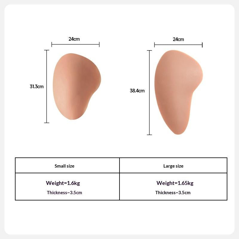 Plaquettes en silicone renforcé par des boutons Modèle épais utilisé pour la forme et la plomberie Les fesses