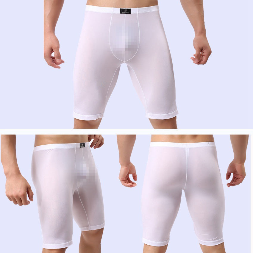 Sous-vêtements pour jambes longues respirantes pour hommes