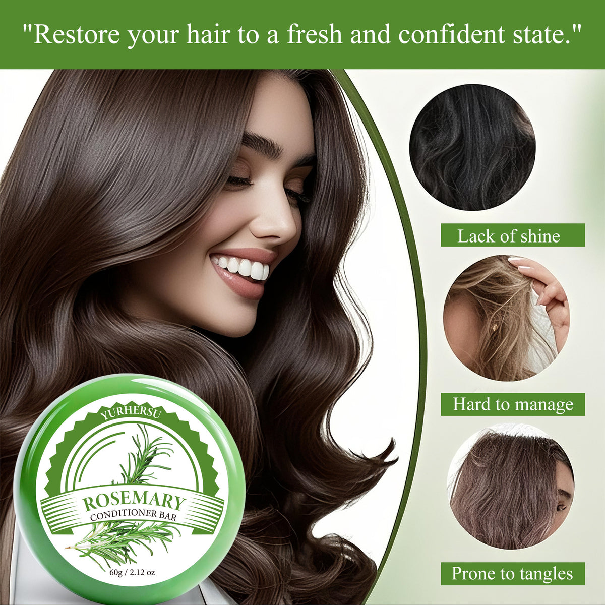 Nettoyant les cheveux scalp Nourrissant et shampooing Bar