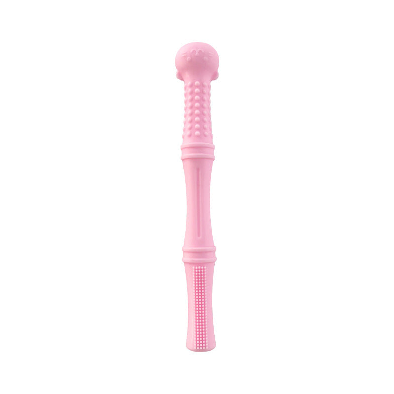 Poignée de dents de bébé en silicone Poignée de bébé Poignée maternelle et enfant