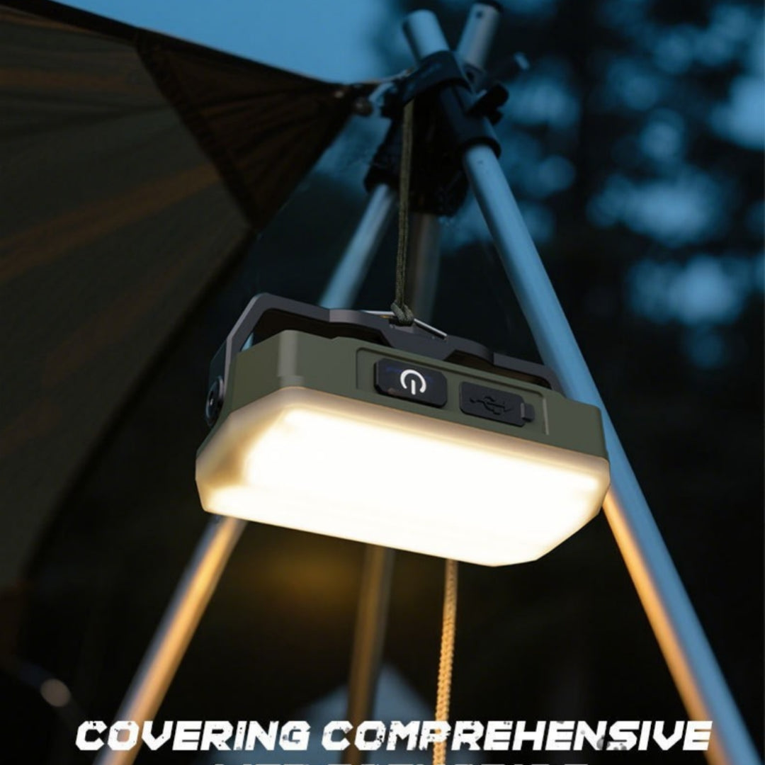 Lampe d'éclairage de charge longue durée pour tente de camping portable