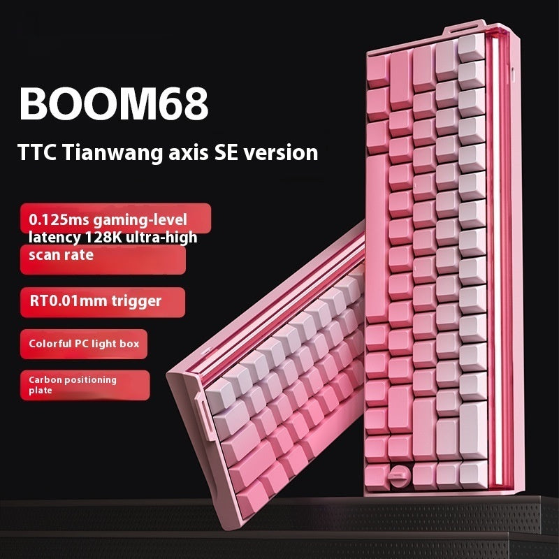 E-sports Axis magnétique Clavier mécanique Boîte à lumière RGB CT King Axis SE Clé trois modèles