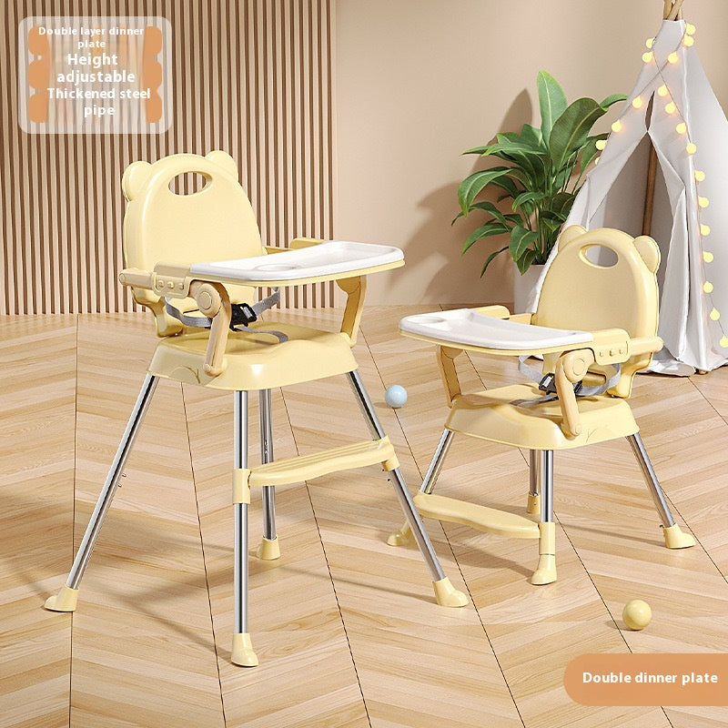 Chaise à manger pour enfants multifonctionnelle bébé