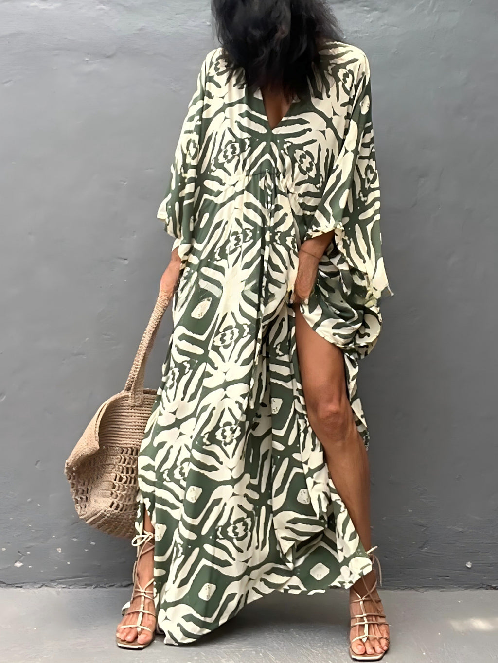 Drawstring Beach Cover-up Sun Protection Vêtements Blouse