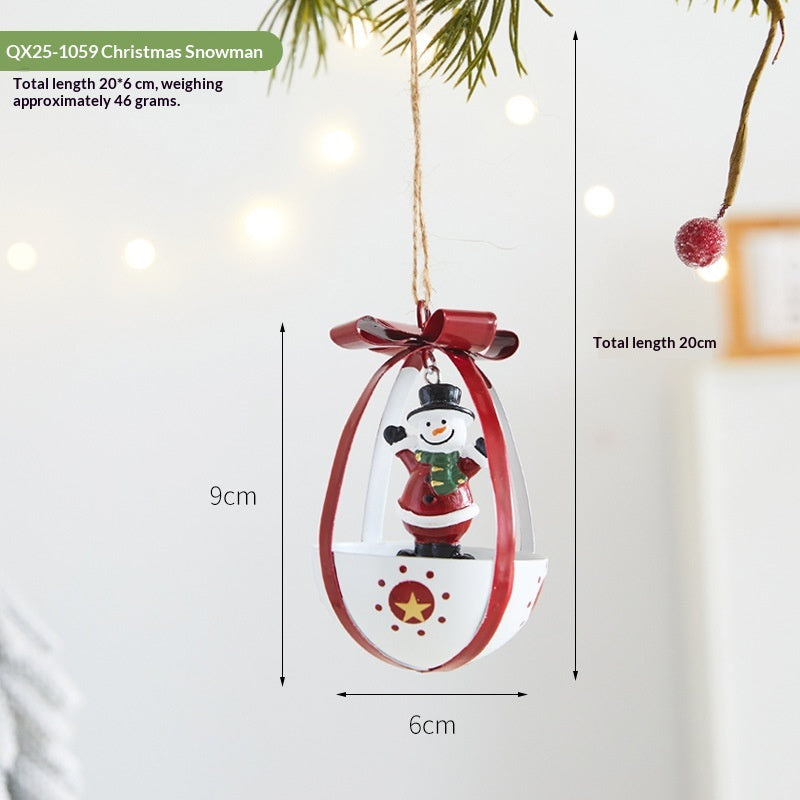 Pendentif décoratif en fer forgé, boîte aux lettres pour personnes âgées