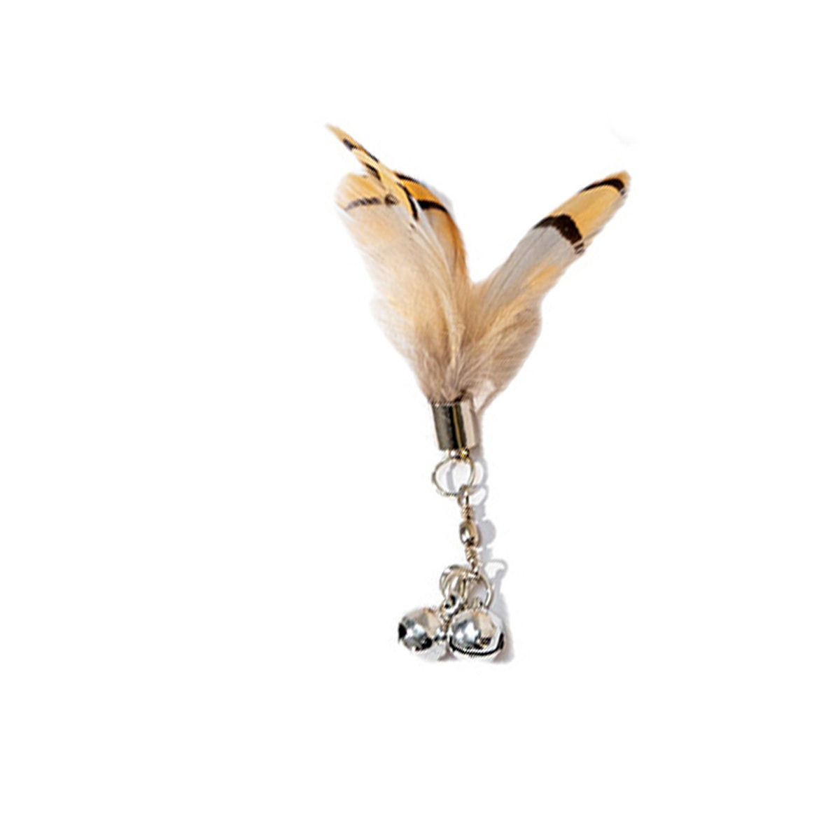 Tête de remplacement de plumes Cat Teaser Wand avec Bell