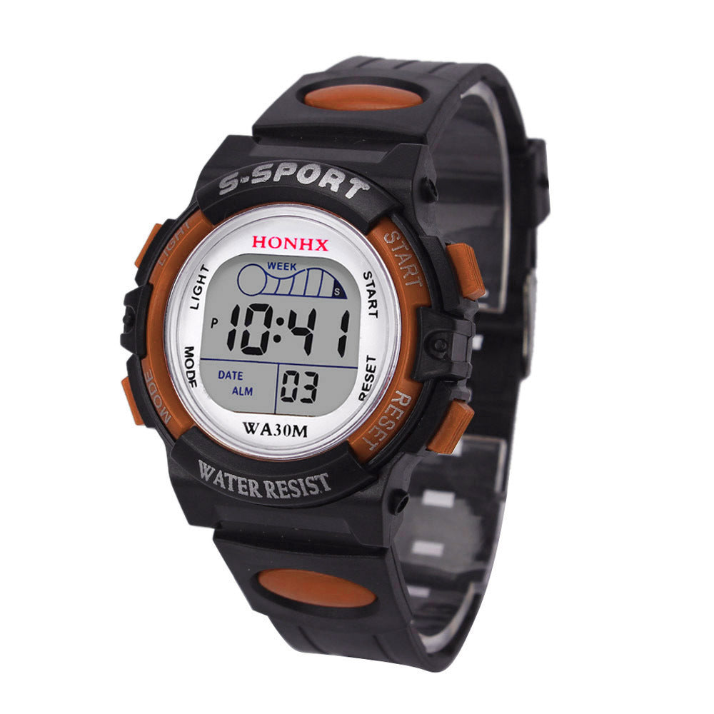 Étudiante Électronique Enfants Femmes Sport Watch