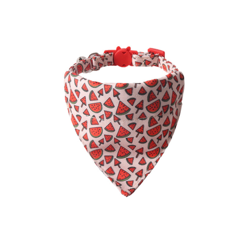 Collier animal série de fruits colorés avec Bell