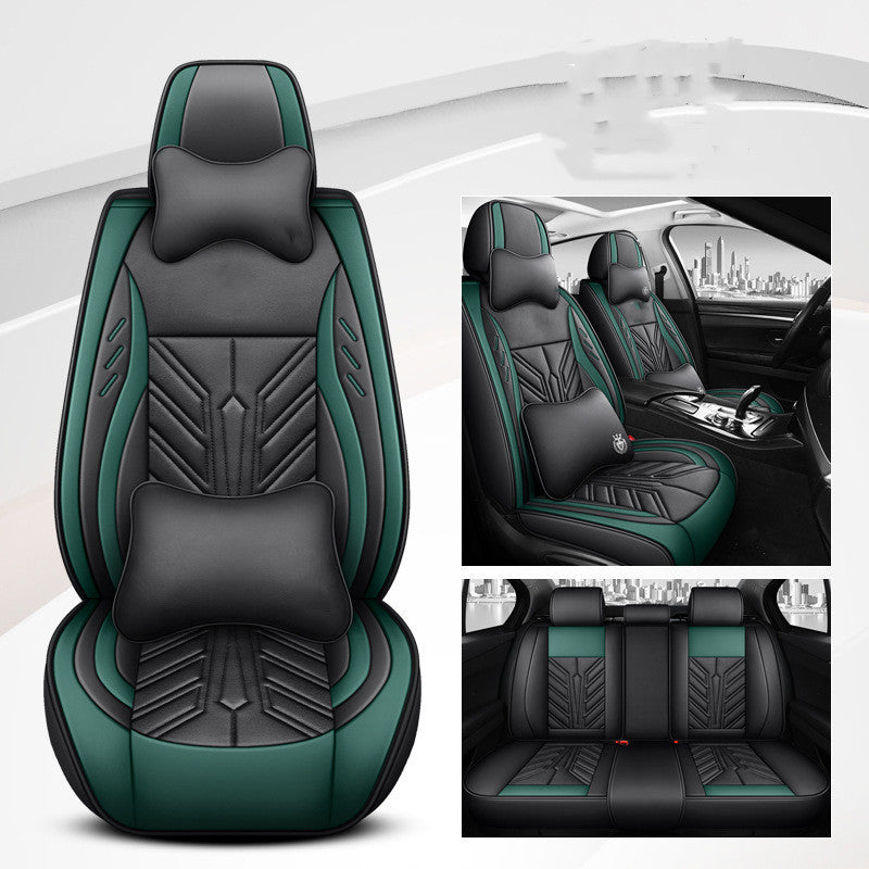Coussin de siège de voiture tout inclus résistant à l'usure en cuir complet