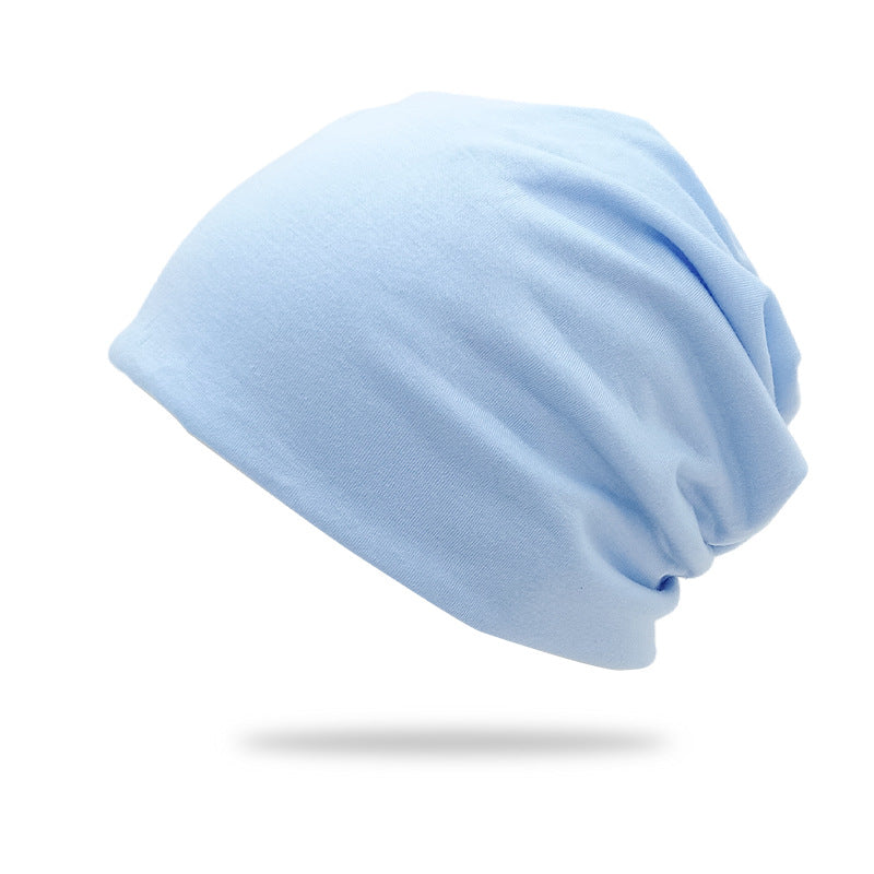 Bonnet de pull double couche de couleur solide style mince