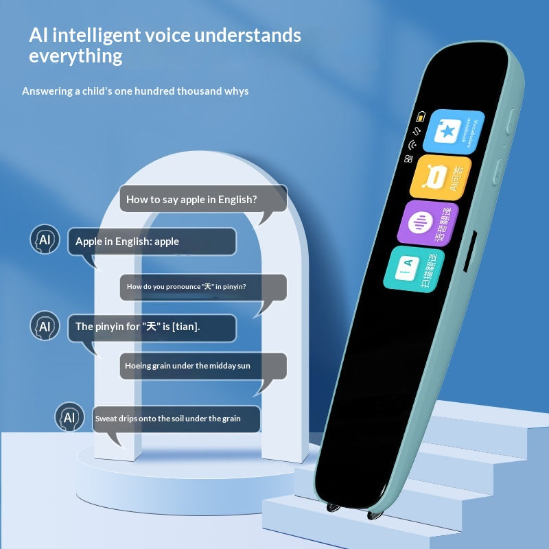 Dictionnaire électronique étudiant AI Scanning et stylo de traduction
