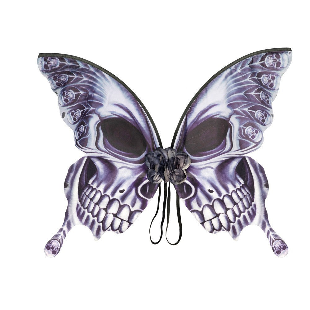 Halloween Butterfly Wings Crâne flottant