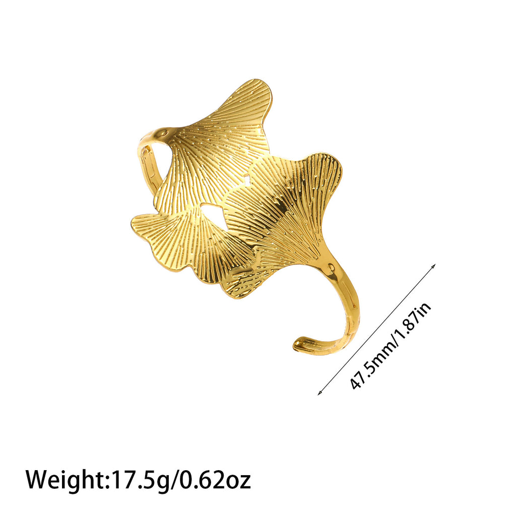 Bracelet en acier Titanium or de style Ins européen et américain