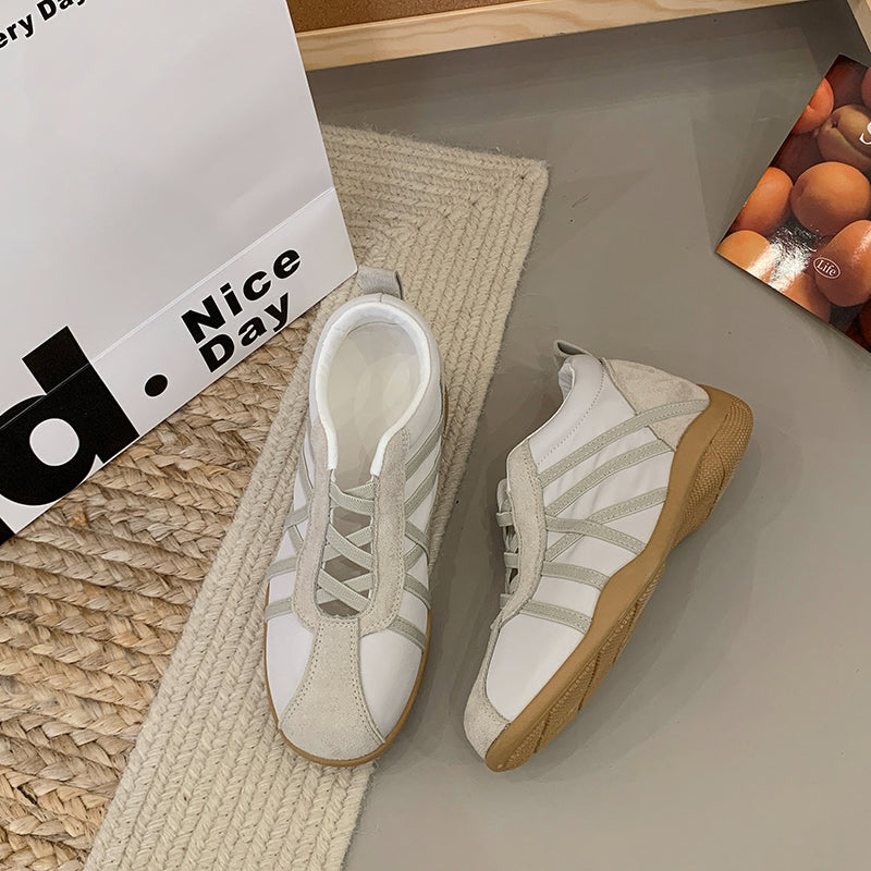 Femmes Versatile Style Coréen Platform Toile Chaussures Été Arrivée Trendy Confortable Ligh