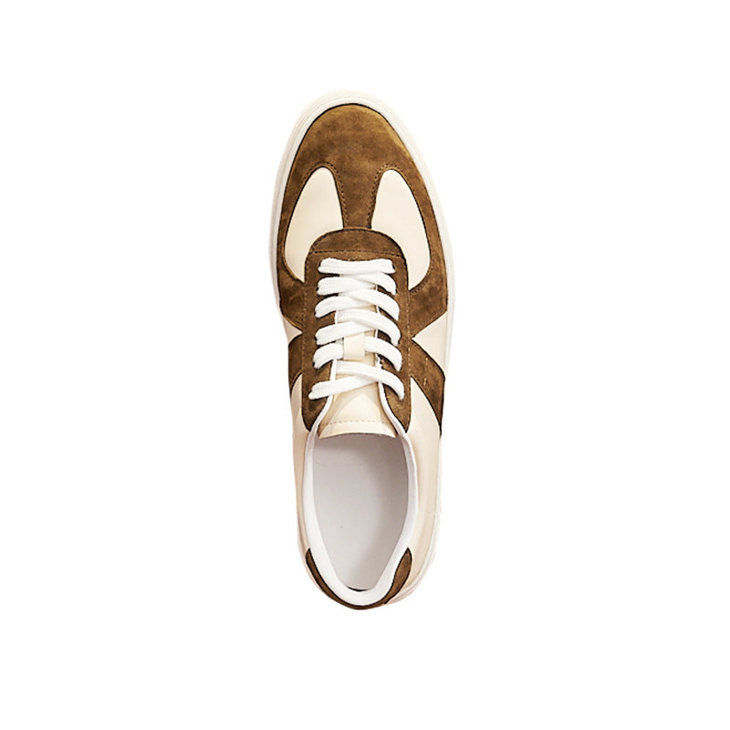 Chaussures Retro Color Matching Couple Casual Plat Skateboard
