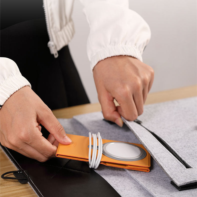 Base de bureau pliante de chargeur sans fil