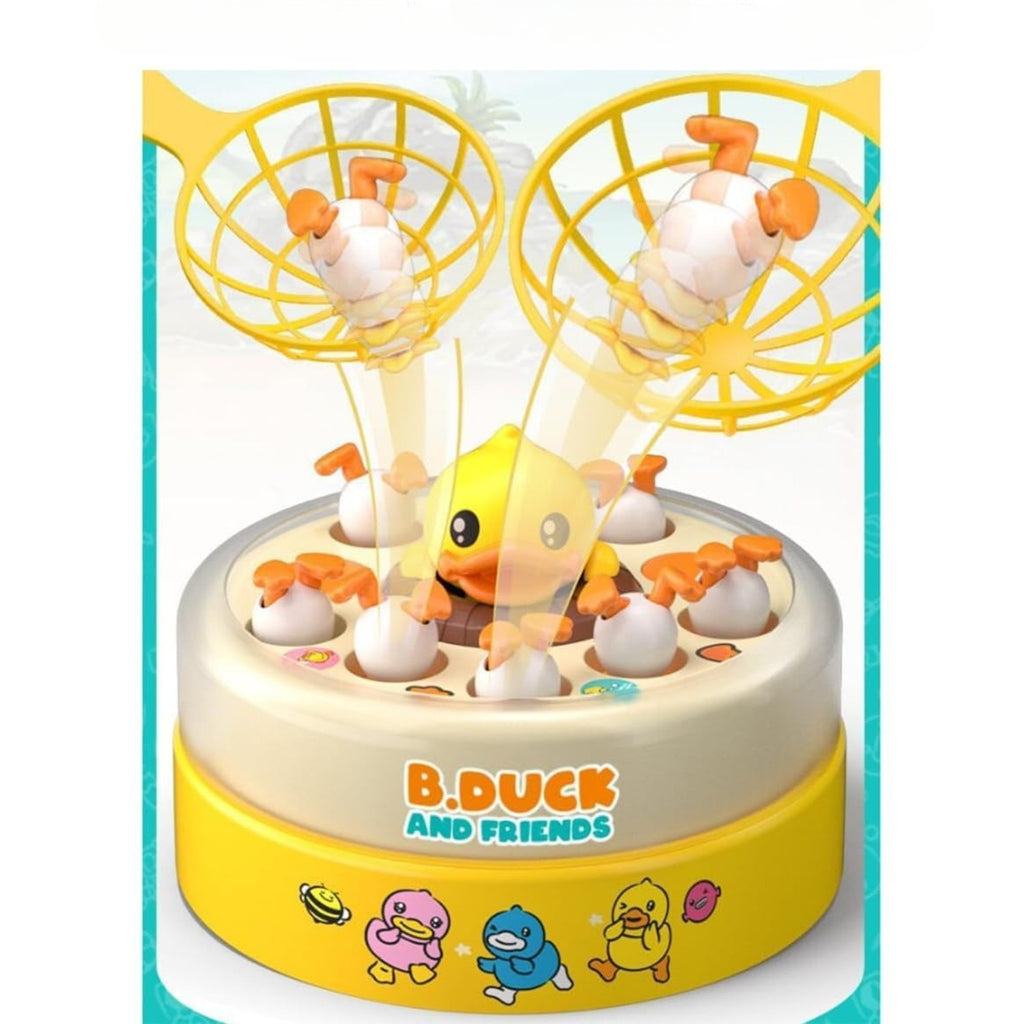 Jeu de pêche au canard avec un mécanisme de printemps - Un défi de table amusant pour les adultes et papa