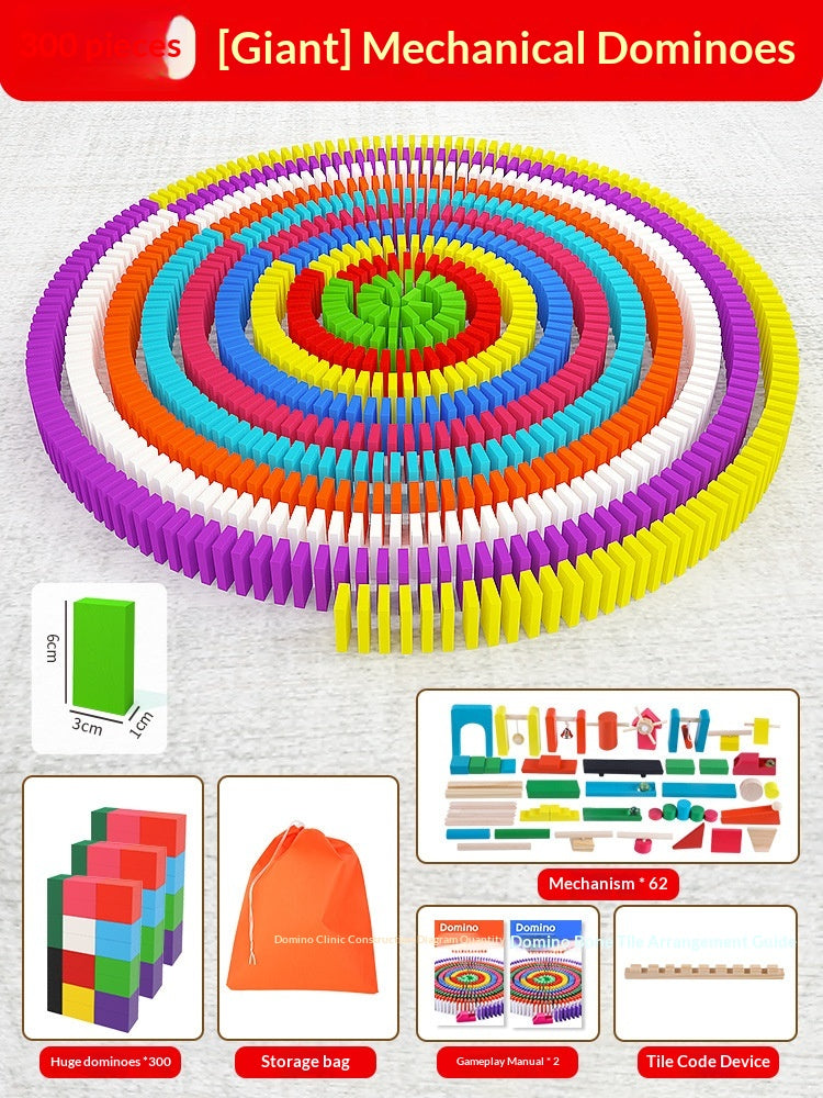 Puzzle éducatif Jouet Mécanisme Bâtiment Blocs Cadeau Dominos