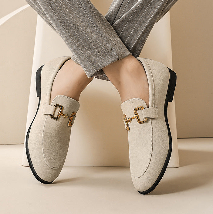 Casual leather shoes for the office