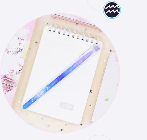 Stylo à gel à séchage rapide 12 constellations