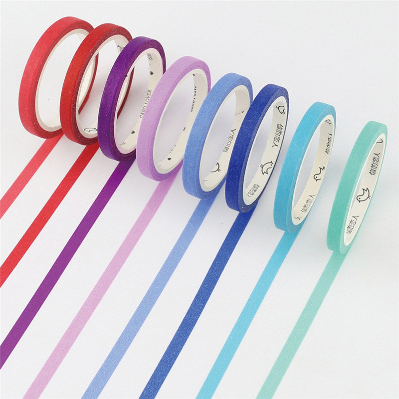 Compte à main ruban de papier couleur solide