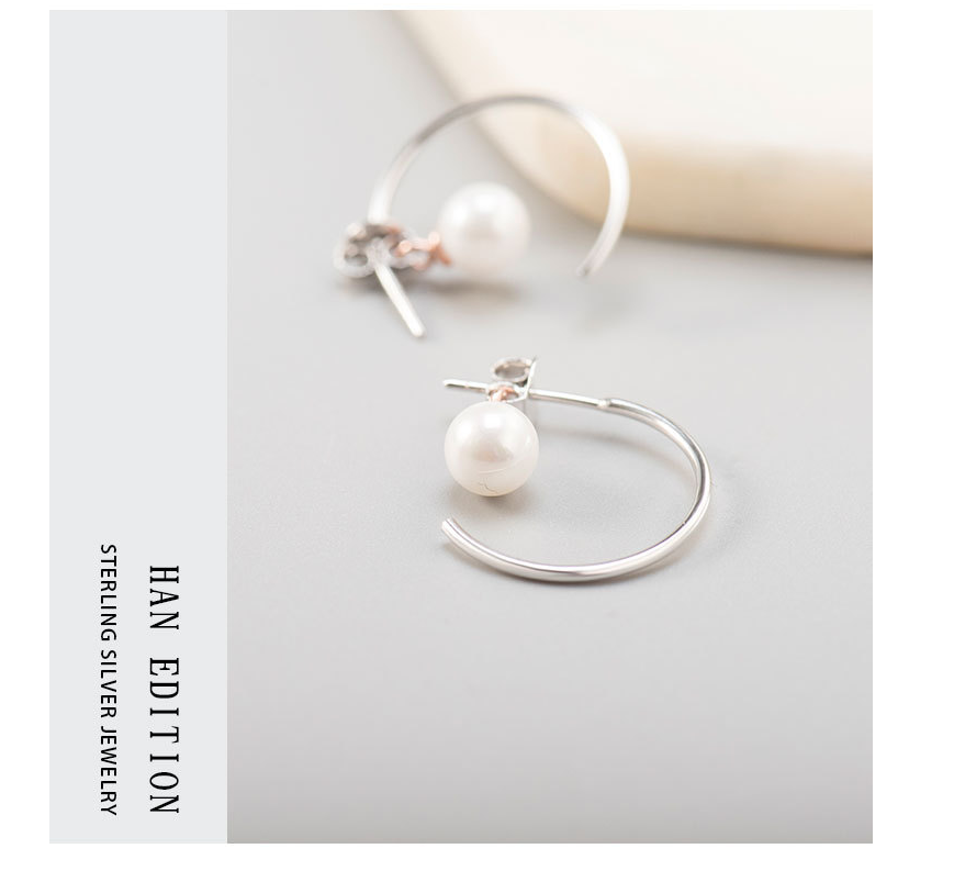 Boucles d'oreilles en perles hypoallergéniques