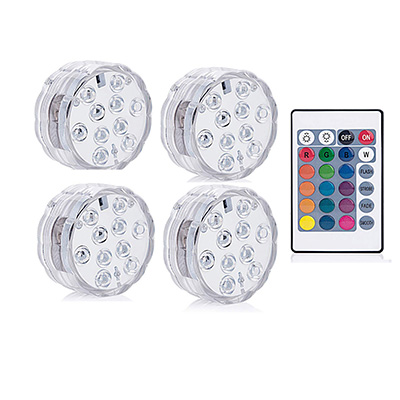 LED télécommande plongée lumière de bougie imperméable
