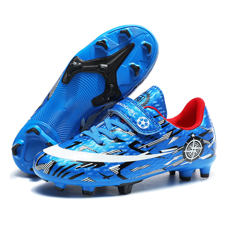 Kids' Velcro Spike Soccer Shoes